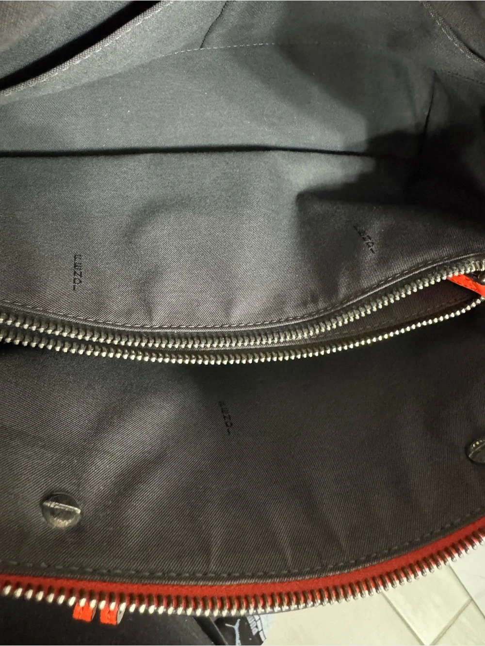 Fendi Bright Red Leather Satchel with Top Handle